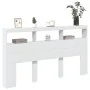 Cabecero de cama con LED blanco 180x17x102 cm de vidaXL, Cabeceros y pies de cama - Ref: Foro24-839210, Precio: 111,78 €, Des...