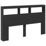 Cabecero de cama con LED negro 160x17x102 cm de vidaXL, Cabeceros y pies de cama - Ref: Foro24-839204, Precio: 98,69 €, Descu...