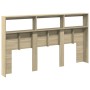 Cabecero de cama con LED roble Sonoma 180x17x102 cm de vidaXL, Cabeceros y pies de cama - Ref: Foro24-839212, Precio: 116,87 ...