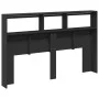 Bettkopfteil mit schwarzer LED 160x17x102 cm von vidaXL, Kopf- und Fußteile - Ref: Foro24-839204, Preis: 98,69 €, Rabatt: %