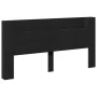 Cabecero de cama con LED negro 200x16,5x103,5 cm de vidaXL, Cabeceros y pies de cama - Ref: Foro24-839267, Precio: 92,70 €, D...