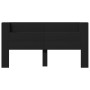 Cabecero de cama con LED negro 200x16,5x103,5 cm de vidaXL, Cabeceros y pies de cama - Ref: Foro24-839267, Precio: 93,91 €, D...