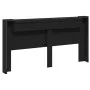 Cabecero de cama con LED negro 200x16,5x103,5 cm de vidaXL, Cabeceros y pies de cama - Ref: Foro24-839267, Precio: 92,70 €, D...