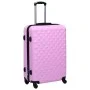 Maleta rígida con ruedas ABS rosa de vidaXL, Maletas - Ref: Foro24-92424, Precio: 90,85 €, Descuento: %
