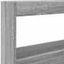Cabecero de cama con luz LED gris Sonoma 100x17x102 cm de vidaXL, Cabeceros y pies de cama - Ref: Foro24-839194, Precio: 76,8...