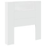 Cabecero de cama con luz LED blanco 100x16,5x103,5 cm de vidaXL, Cabeceros y pies de cama - Ref: Foro24-839231, Precio: 82,41...