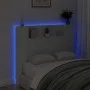 Bettkopfteil mit weißem LED-Licht 120x16,5x103,5 cm von vidaXL, Kopf- und Fußteile - Ref: Foro24-839238, Preis: 87,94 €, Raba...