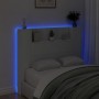 Cabecero de cama con luz LED blanco 120x16,5x103,5 cm de vidaXL, Cabeceros y pies de cama - Ref: Foro24-839238, Precio: 89,41...