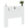 Cabecero de cama con luz LED blanco 120x16,5x103,5 cm de vidaXL, Cabeceros y pies de cama - Ref: Foro24-839238, Precio: 89,41...