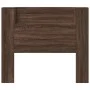 Oak brown headboard with LED light 120x16.5x103.5 cm by vidaXL, Headboards and footboards - Ref: Foro24-839244, Price: 88,56 ...