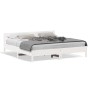 Estructura cama cabecero madera maciza pino blanco 180x200 cm de vidaXL, Camas y somieres - Ref: Foro24-3216213, Precio: 202,...