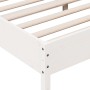 Estructura cama cabecero madera maciza pino blanco 180x200 cm de vidaXL, Camas y somieres - Ref: Foro24-3216213, Precio: 202,...