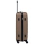 Juego de maletas rígidas con ruedas 2 piezas ABS marrón de vidaXL, Maletas - Ref: Foro24-92433, Precio: 113,87 €, Descuento: %