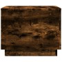 Mesa de centro con luces LED roble ahumado 50x50x40 cm de vidaXL, Mesas de centro - Ref: Foro24-839872, Precio: 45,64 €, Desc...