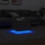 Coffee table with LED lights Sonoma oak 50x50x40 cm by vidaXL, Coffee table - Ref: Foro24-839870, Price: 47,47 €, Discount: %