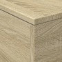 Mesa de centro con luces LED roble Sonoma 50x50x40 cm de vidaXL, Mesas de centro - Ref: Foro24-839870, Precio: 46,66 €, Descu...
