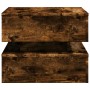 Mesa de centro con luces LED roble ahumado 50x50x40 cm de vidaXL, Mesas de centro - Ref: Foro24-839858, Precio: 55,83 €, Desc...