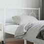 Cabecero de metal blanco 107 cm de vidaXL, Cabeceros y pies de cama - Ref: Foro24-376305, Precio: 35,83 €, Descuento: %