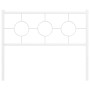 Cabecero de metal blanco 107 cm de vidaXL, Cabeceros y pies de cama - Ref: Foro24-376305, Precio: 35,83 €, Descuento: %