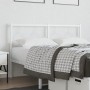 Cabecero de metal blanco 135 cm de vidaXL, Cabeceros y pies de cama - Ref: Foro24-376307, Precio: 40,69 €, Descuento: %