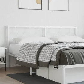 Cabecero de metal blanco 180 cm de vidaXL, Cabeceros y pies de cama - Ref: Foro24-376311, Precio: 42,73 €, Descuento: %