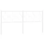 Cabecero de metal blanco 180 cm de vidaXL, Cabeceros y pies de cama - Ref: Foro24-376311, Precio: 42,73 €, Descuento: %