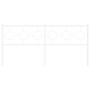 Cabecero de metal blanco 180 cm de vidaXL, Cabeceros y pies de cama - Ref: Foro24-376311, Precio: 43,26 €, Descuento: %