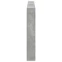 Concrete gray headboard with LED light 220x17x102 cm by vidaXL, Headboards and footboards - Ref: Foro24-839227, Price: 100,58...