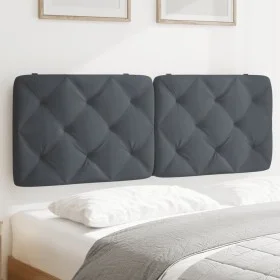 Dark gray velvet padded headboard 140 cm by vidaXL, Headboards and footboards - Ref: Foro24-374728, Price: 58,56 €, Discount: %
