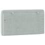 Cabecero de cama acolchado terciopelo gris claro 100 cm de vidaXL, Cabeceros y pies de cama - Ref: Foro24-374714, Precio: 39,...