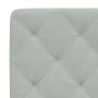 Cabecero de cama acolchado terciopelo gris claro 100 cm de vidaXL, Cabeceros y pies de cama - Ref: Foro24-374714, Precio: 39,...