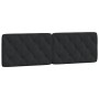 Cabecero de cama acolchado terciopelo negro 160 cm de vidaXL, Cabeceros y pies de cama - Ref: Foro24-374735, Precio: 70,54 €,...