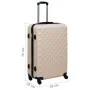 Maleta rígida con ruedas ABS dorado de vidaXL, Maletas - Ref: Foro24-92426, Precio: 86,25 €, Descuento: %