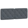 Cabecero de cama acolchado terciopelo gris oscuro 120 cm de vidaXL, Cabeceros y pies de cama - Ref: Foro24-374721, Precio: 57...