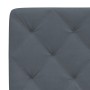 Cabecero de cama acolchado terciopelo gris oscuro 120 cm de vidaXL, Cabeceros y pies de cama - Ref: Foro24-374721, Precio: 57...