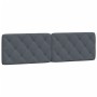 Cabecero de cama acolchado terciopelo gris oscuro 180 cm de vidaXL, Cabeceros y pies de cama - Ref: Foro24-374740, Precio: 86...