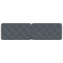 Cabecero de cama acolchado terciopelo gris oscuro 180 cm de vidaXL, Cabeceros y pies de cama - Ref: Foro24-374740, Precio: 86...