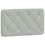 Light gray velvet padded headboard 80 cm by vidaXL, Headboards and footboards - Ref: Foro24-374702, Price: 43,15 €, Discount: %
