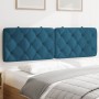 Cabecero de cama acolchado terciopelo azul 160 cm de vidaXL, Cabeceros y pies de cama - Ref: Foro24-374737, Precio: 80,10 €, ...