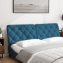 Cabecero de cama acolchado terciopelo azul 160 cm de vidaXL, Cabeceros y pies de cama - Ref: Foro24-374737, Precio: 80,10 €, ...
