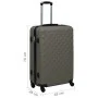Maleta rígida con ruedas ABS gris antracita de vidaXL, Maletas - Ref: Foro24-92427, Precio: 90,79 €, Descuento: %