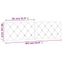 Cabecero de cama acolchado terciopelo azul 160 cm de vidaXL, Cabeceros y pies de cama - Ref: Foro24-374737, Precio: 80,10 €, ...