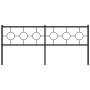 Cabecero de metal negro 193 cm de vidaXL, Cabeceros y pies de cama - Ref: Foro24-376263, Precio: 49,14 €, Descuento: %