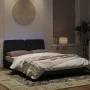 Estructura de cama con luces LED terciopelo negro 140x190 cm de vidaXL, Camas y somieres - Ref: Foro24-3213851, Precio: 206,8...