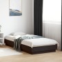 Estructura de cama madera de ingeniería negra 100x200 cm de vidaXL, Camas y somieres - Ref: Foro24-839596, Precio: 90,45 €, D...