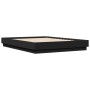 Estructura de cama madera de ingeniería negra 120x190 cm de vidaXL, Camas y somieres - Ref: Foro24-3209885, Precio: 122,44 €,...