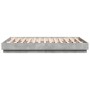Estructura de cama madera de ingeniería gris hormigón 120x190cm de vidaXL, Camas y somieres - Ref: Foro24-3209887, Precio: 11...
