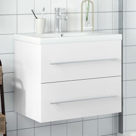 Mueble de baño con lavabo integrado blanco de vidaXL, Tocadores de baño - Ref: Foro24-3278764, Precio: 220,07 €, Descuento: %