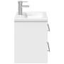 Mueble de baño con lavabo integrado blanco de vidaXL, Tocadores de baño - Ref: Foro24-3278764, Precio: 220,07 €, Descuento: %