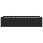 Tumbona con cajones madera de ingeniería negro 90x200 cm de vidaXL, Camas y somieres - Ref: Foro24-3280875, Precio: 184,79 €,...